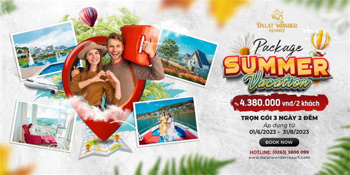  “NGHỈ DƯỠNG TRỌN GÓI – GÓI TRỌN NIỀM VUI” tại DALAT WONDER RESORT với COMBO 3 ngày 2 đêm
